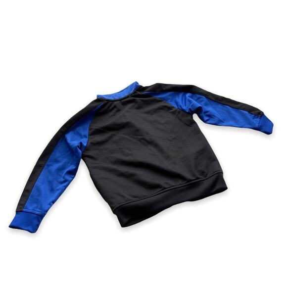 Puma Boys Jacket Size 4 Black Blue Green Zip Front Track Style NEW - Picture 6 of 8